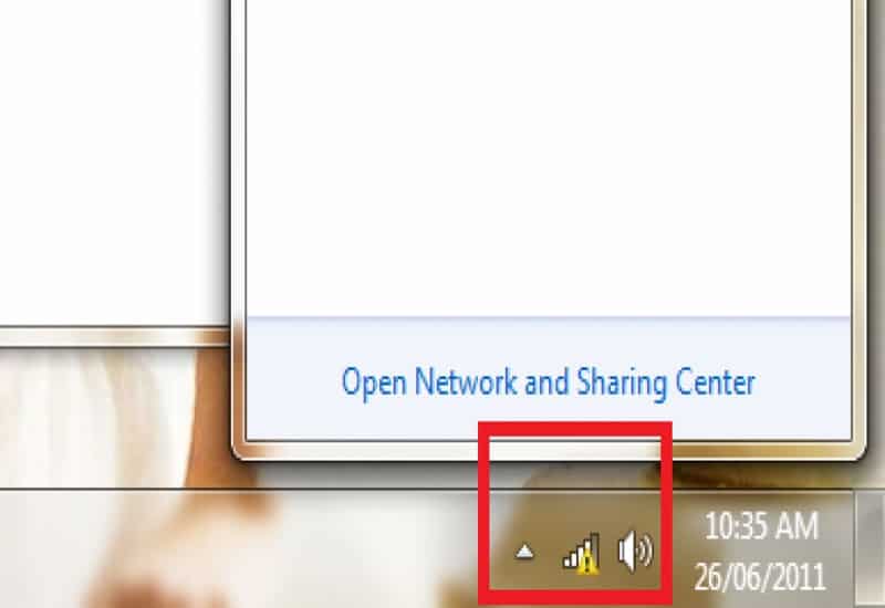 Nhận biết lỗi qua biểu tượng mạng dấu chấm than Cập nhật driver card mạng để khắc phục lỗi LAN