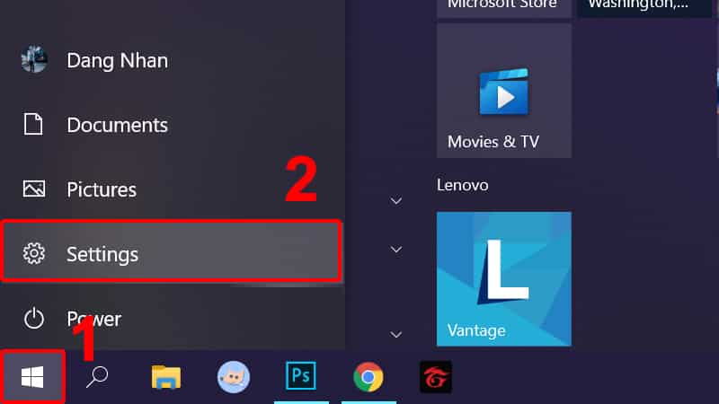 Thêm Tiếng Việt, tải gói ngôn ngữ và khởi động lại máy Vào Settings, chọn Time & Language, rồi Language