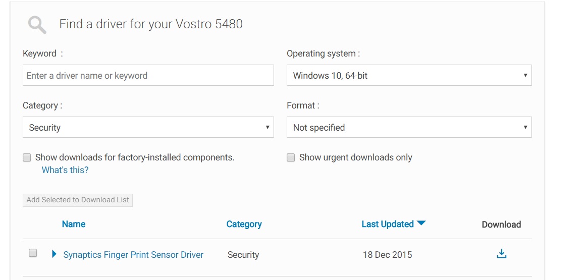 Cách cài đặt bảo mật nhận dạng vân tay cho Laptop Dell