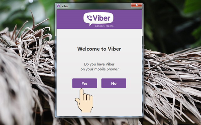 Viber được cài đặt hoàn tất