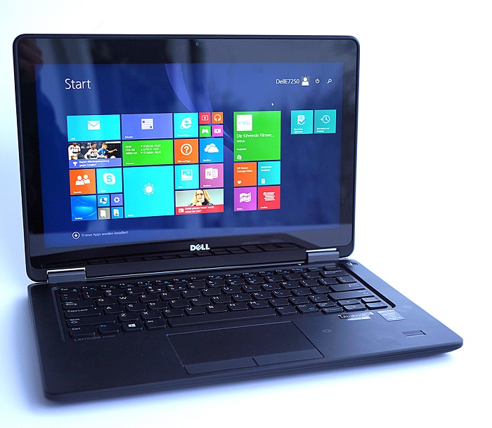 Thiết kế của Dell Latitude E7250 đẹp mắt, ấn tượng