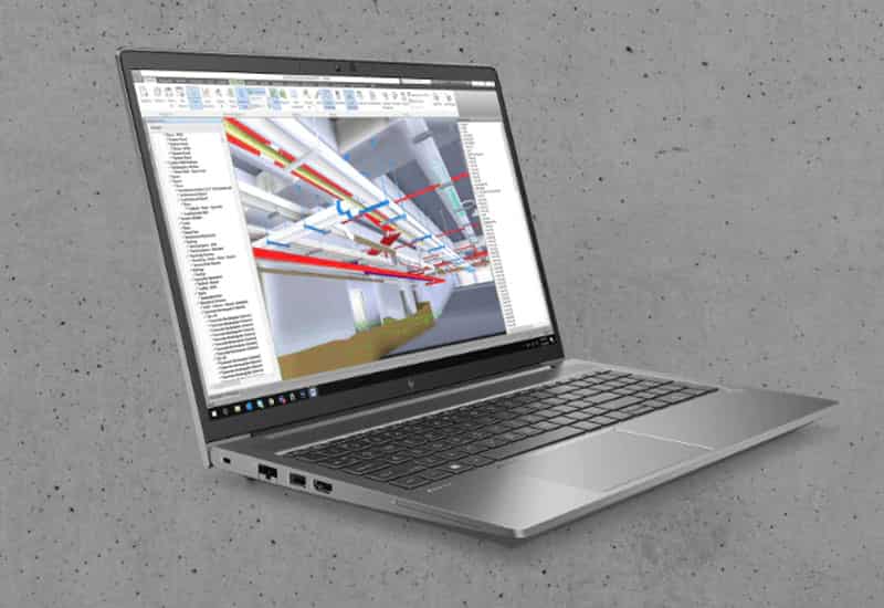 Thiết kế bền bỉ, phù hợp nhu cầu di chuyển thường xuyên Màn hình sắc nét hỗ trợ sinh viên quan sát chi tiết mô hình kỹ thuật