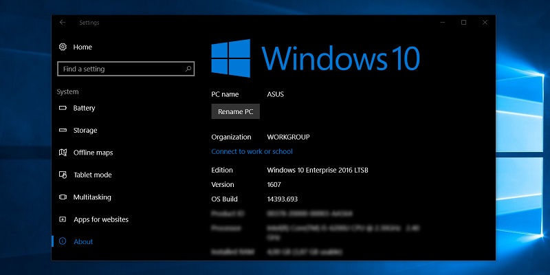 Kiểm tra phiên bản windows 10 để nhanh chóng cập nhật phiên bản mới