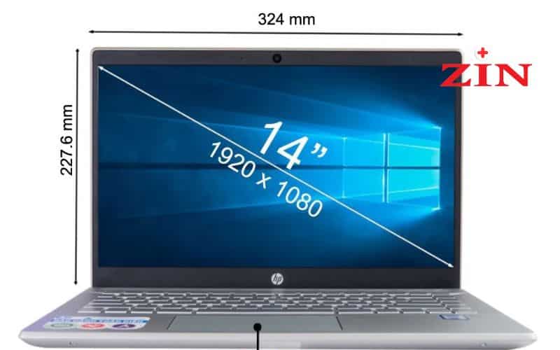 Laptop 14 inch có màn hình rộng khoảng 35,6 cm
