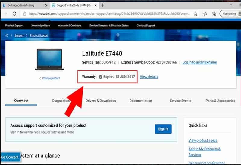 Kiểm tra tên model laptop Dell để nhận biết đúng loại Hướng dẫn đầy đủ cách kiểm tra laptop Dell chính hãng tại nhà