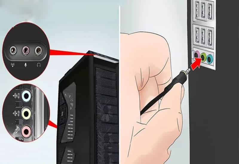 Kiểm tra cổng kết nối loa hoặc jack cắm chính xác