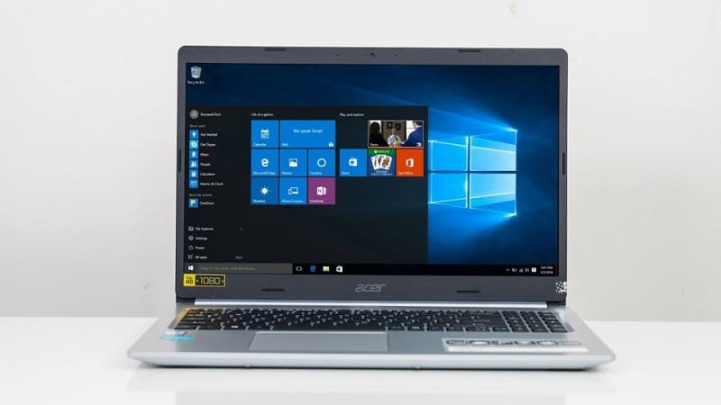 Thiết kế vô cùng ấn tượng của dòng Aspire 5