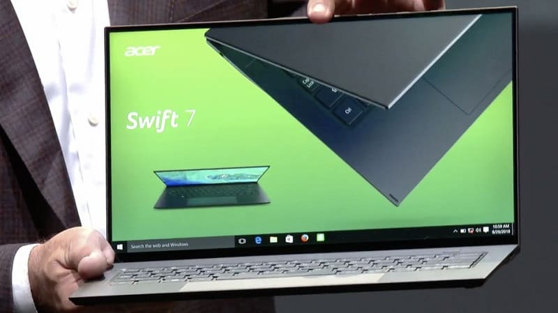 Màn hình cảm ứng ấn tượng của Acer Swift 7