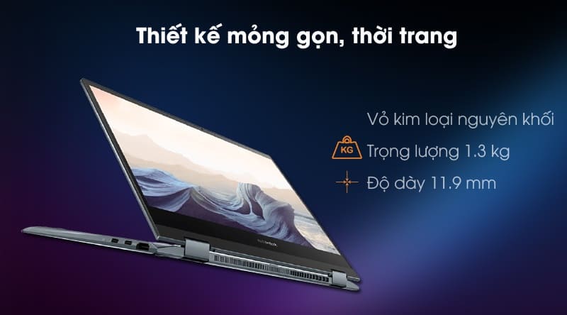 ZenBook Flip thiết kế gập 360 độ ấn tượng