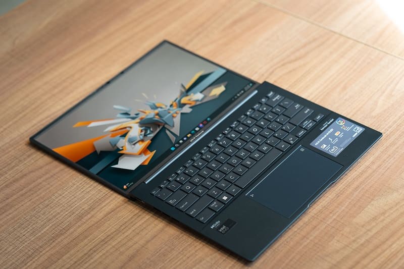 Thiết kế mỏng nhẹ của dòng laptop cũ Asus Zenbook