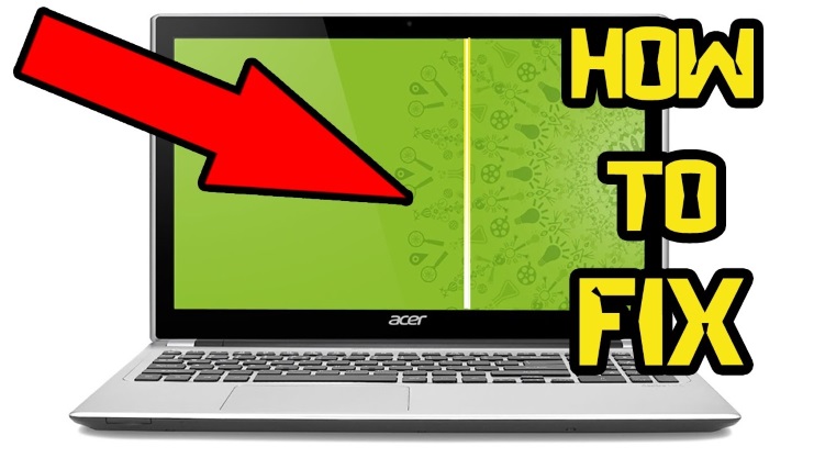 Màn hình laptop bị sọc do nhiều nguyên nhân