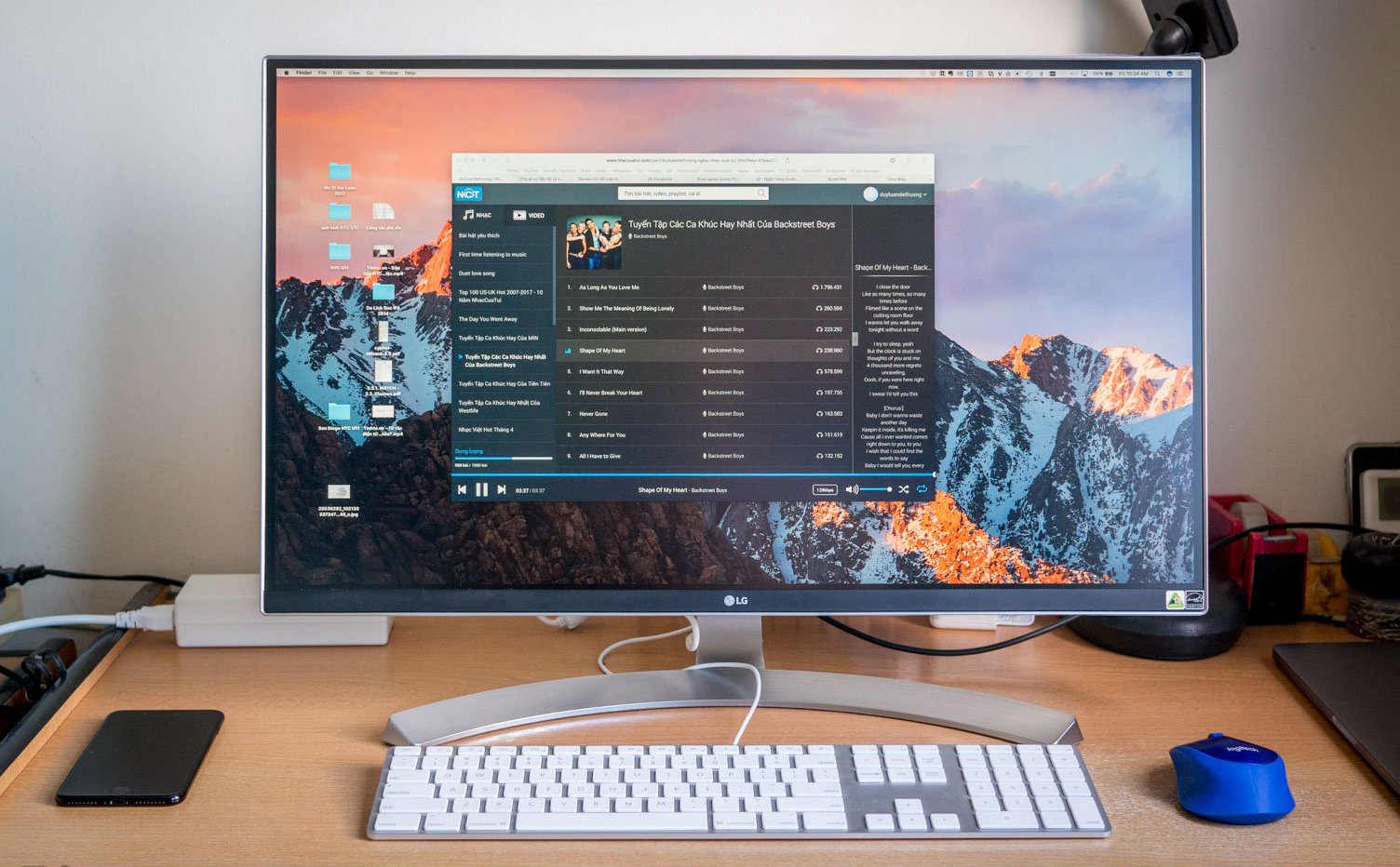 Một mẫu màn hình máy tính được ưa chuộng