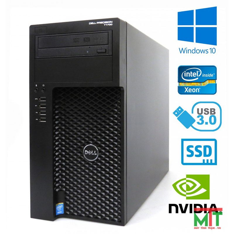 Dell Precision T1700 là dòng máy trạm chuyên dụng cho đồ họa