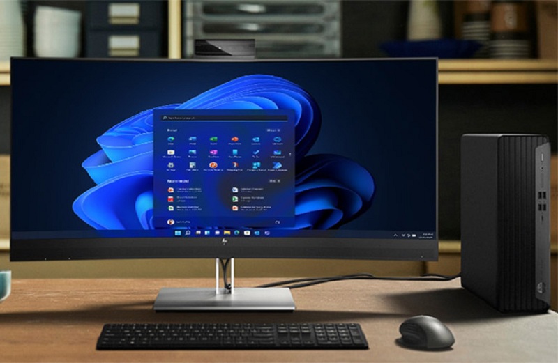 Thiết kế vô cùng nổi bật của máy tính để bàn HP
