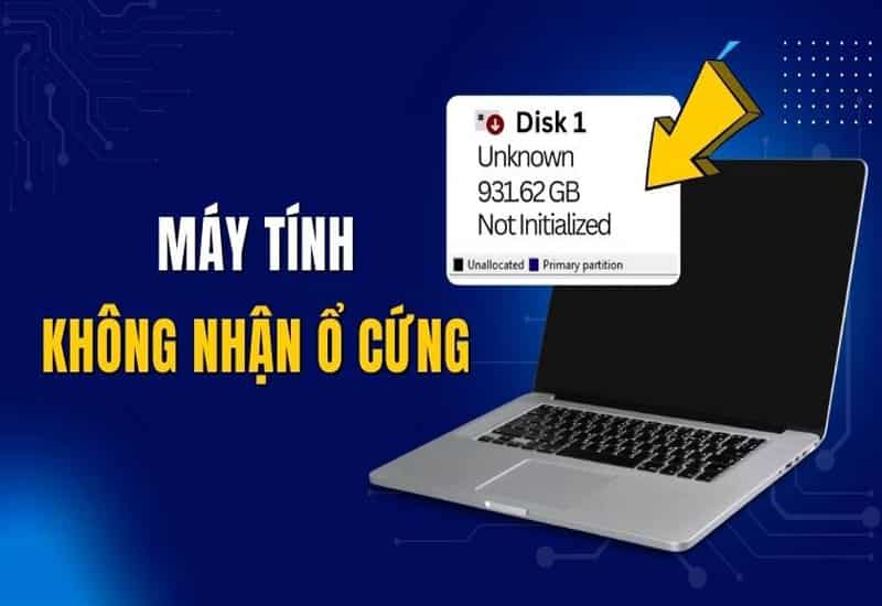 Tại sao máy tính gặp lỗi không nhận ổ cứng di động Nguyên nhân phổ biến khiến máy tính không nhận ổ cứng ngoài