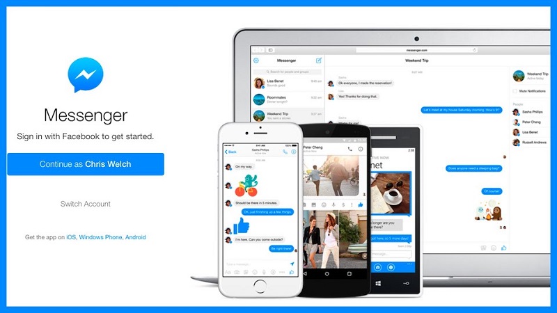Messenger cho Windows khá tiện ích