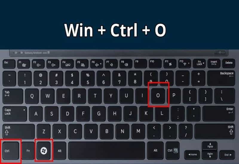 Dùng Start Menu tìm và bật bàn phím ảo nhanh Truy cập Start Menu để mở bàn phím ảo Windows