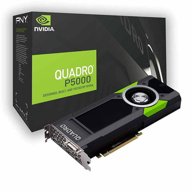 Nvidia Quadro P5000 16GB kết nối màn hình độ phân giải 4K