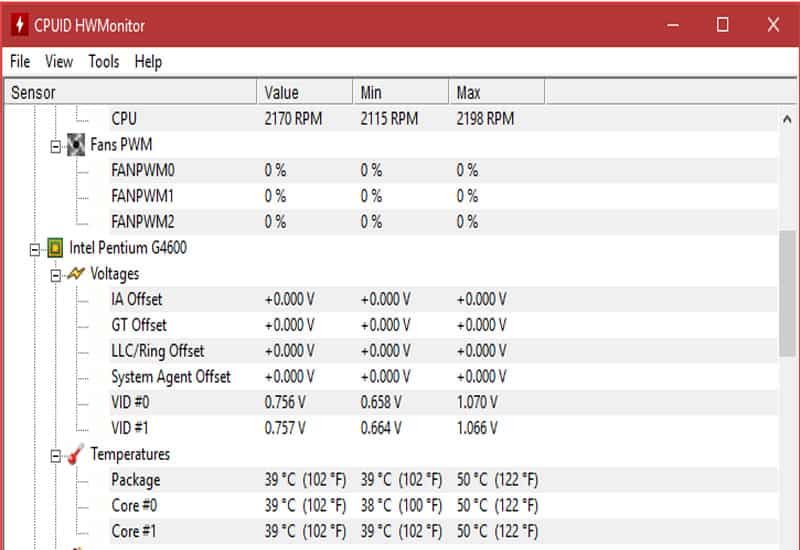 CPUID HWMonitor đo nhiệt, điện áp và tốc độ quạt CPUID HWMonitor: Giám sát nhiệt độ, điện áp, quạt dễ dàng