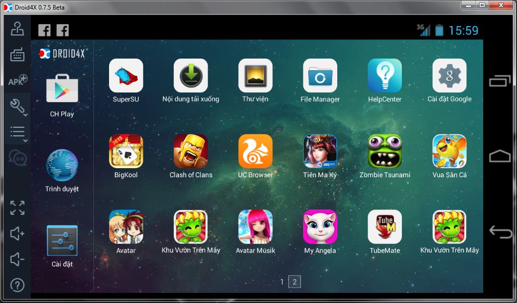 Phần mềm giả lập thông dụng nhất cho laptop pc