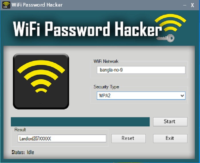 Phá mật khẩu wifi bằng phần mềm WiFi Password Hacker