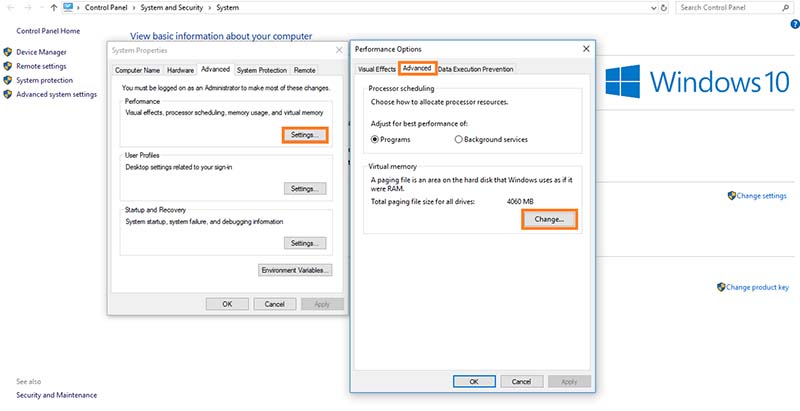 Cách tăng set ram ảo win 10 qua vài thao tác đơn giản