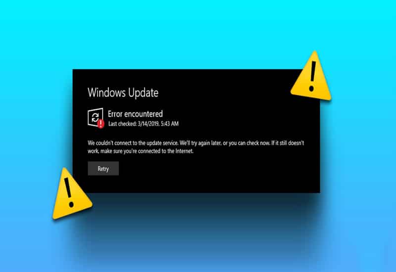 Nguyên nhân gây sự cố khi cập nhật hệ điều hành