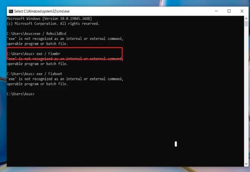 Mở Command Prompt để sửa lỗi Automatic Repair trên Windows