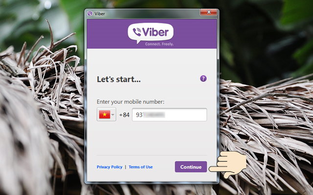 Hướng dẫn đăng nhập Viber bằng số điện thoại
