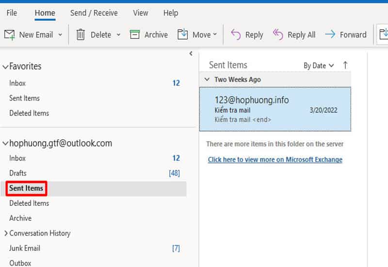 Khi nào tính năng thu hồi thư trong Outlook hoạt động được?