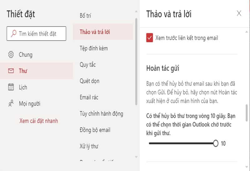 Hướng dẫn chi tiết thu hồi thư đã gửi nhầm trên Outlook