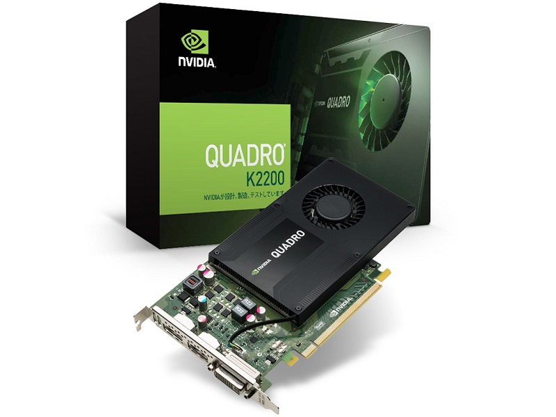 Nvidia Quadro K2200 có tản nhiệt cao cấp