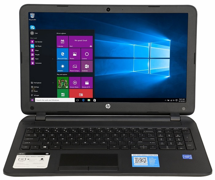 HP Notebook 15 BA009DX sử dụng màn hình 15,6 inch