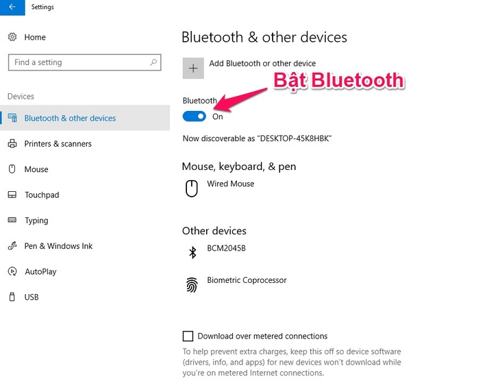 Cách bật/tắt Bluetooth trên laptop nhanh chóng