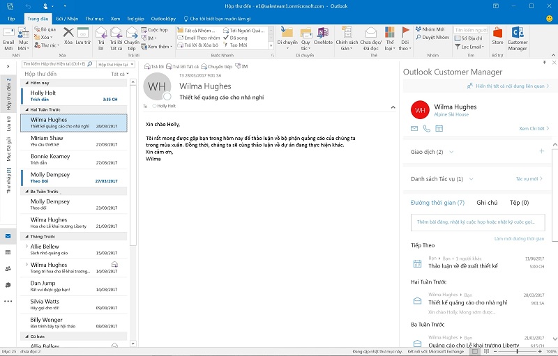 Cách dễ dàng thu hồi thư điện tử Outlook khi gửi