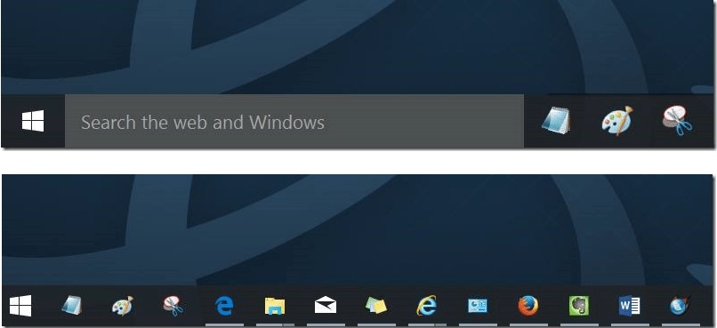 Thanh Taskbar trên máy tính đã được ẩn đi